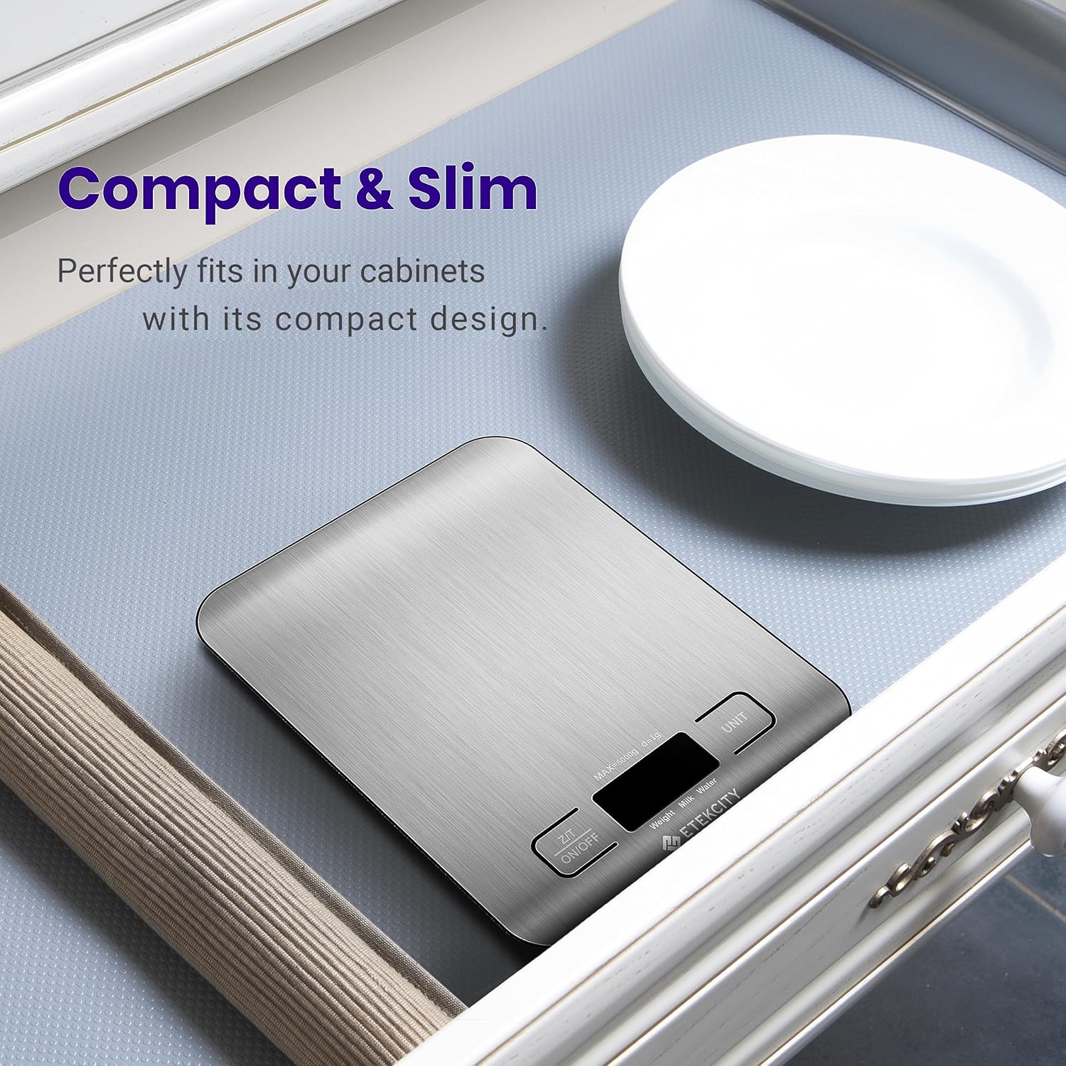 Etekcity Food Kitchen Scale 304 Stainless Steel 11lb