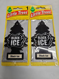 Little Trees Hanging Car & Home Air Freshener - Black Ice 24 Pack Free Shipping